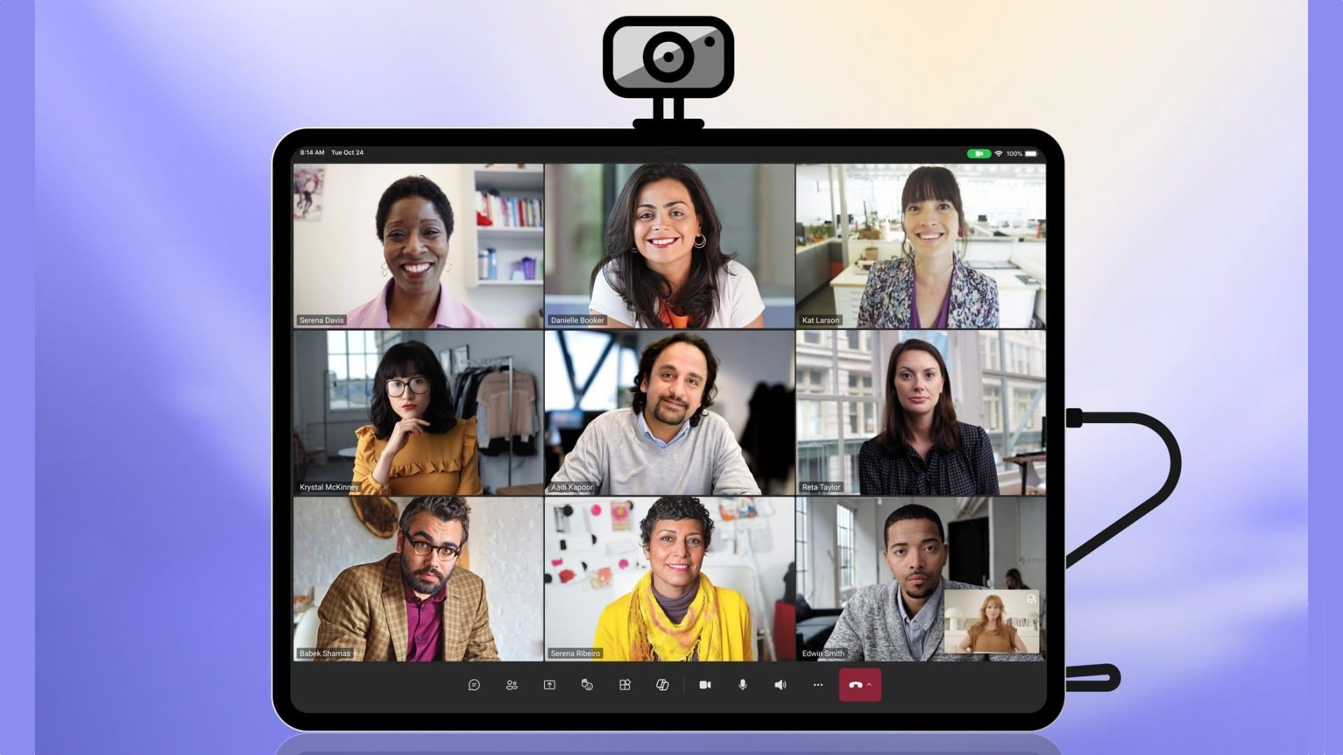 Microsoft Teams for iPad Now Includes External Camera Support