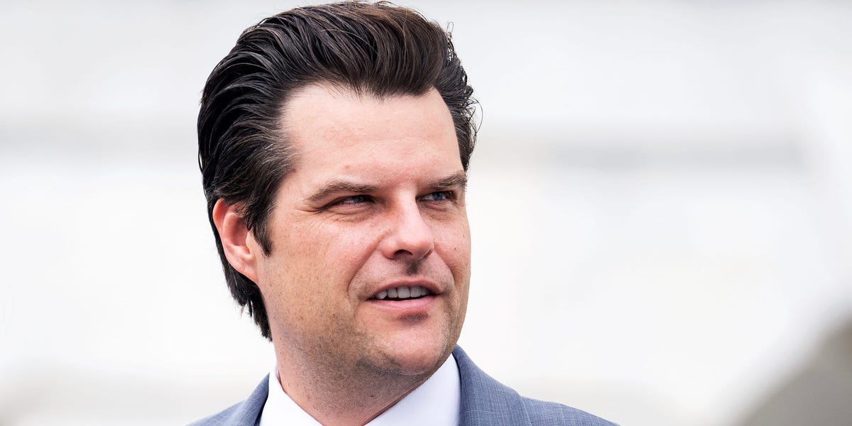 Matt Gaetz is now hinting that he plans to run to succeed Ron DeSantis as Florida's governor