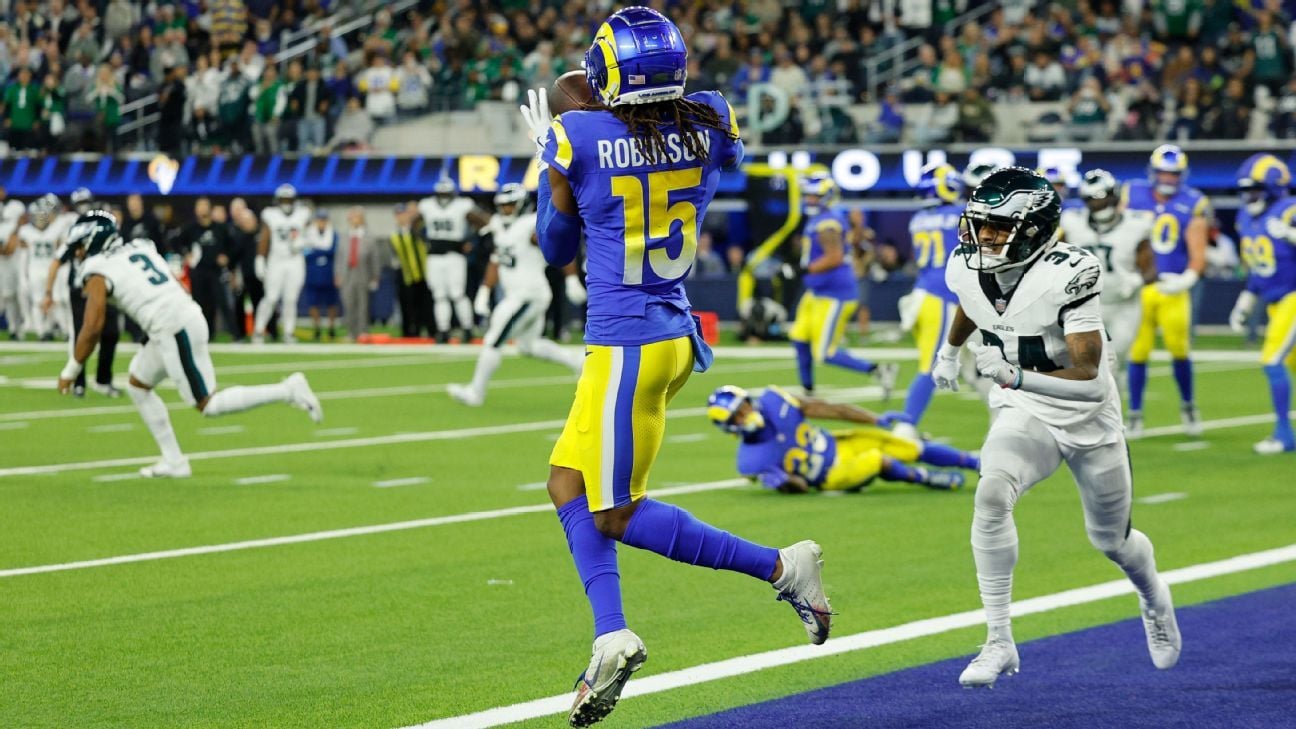 Rams WR Robinson arrested on suspicion of DUI