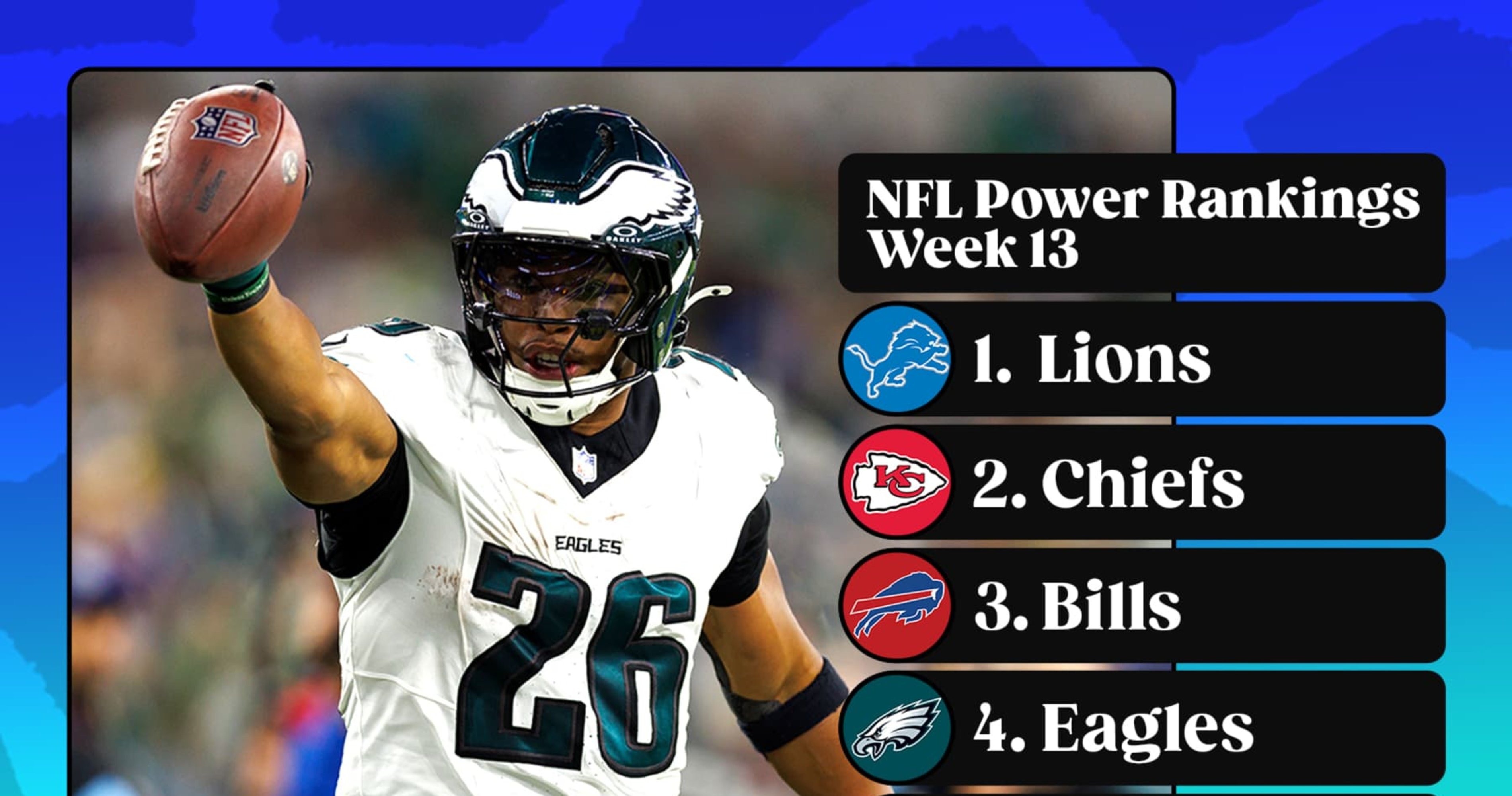 B/R Experts Week 13 NFL Power Rankings: Where Does Every Team Stand?