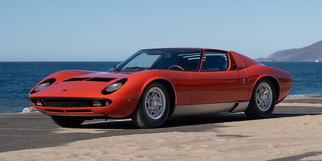 Award-Winning Lamborghini Miura P400 Surfaces for Auction