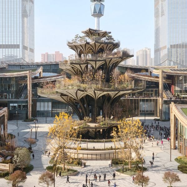 Heatherwick Studio arranges "unexpected three-dimensional urban landscape" around tree-like park