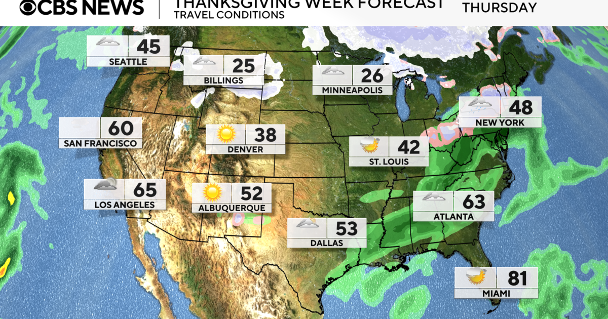 Thanksgiving weather forecast maps show snow storms, winter cold fronts