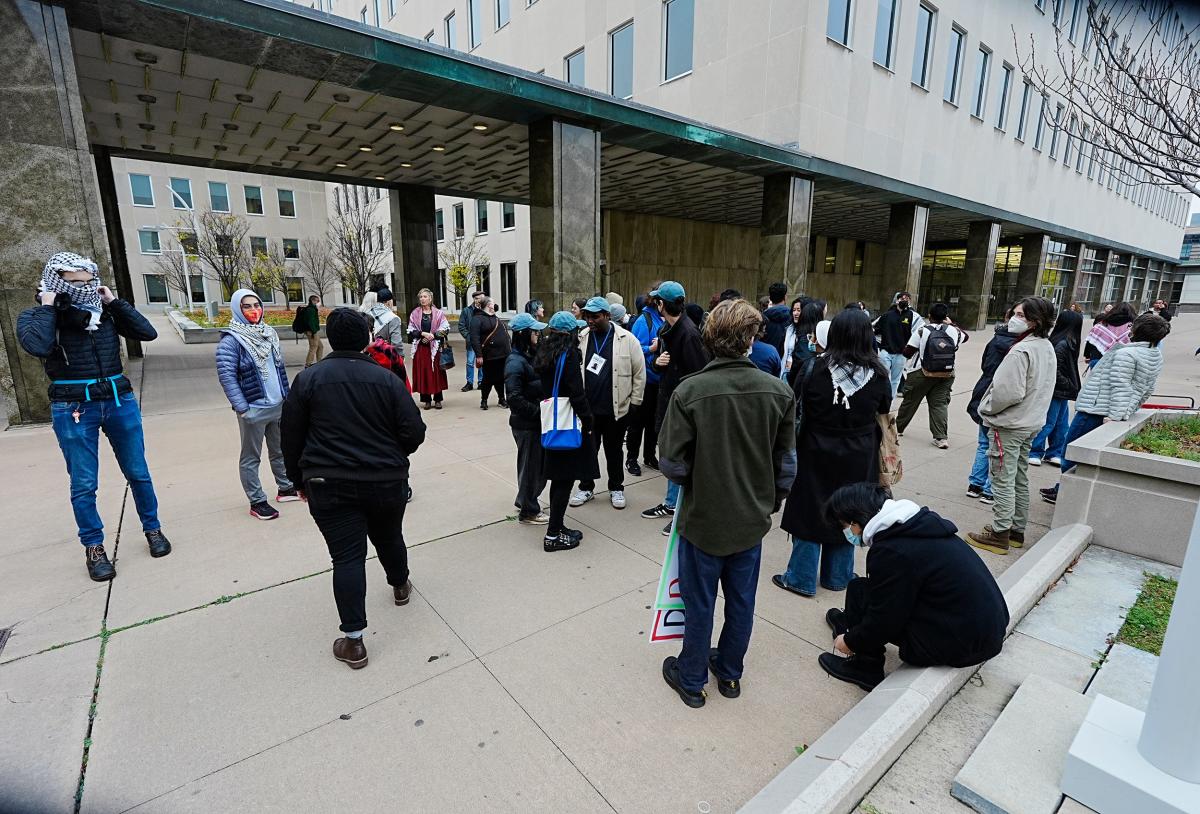 UR students arraigned on charges for 'wanted' posters. They face up to 7 years in prison.