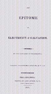 An epitome of electricity and galvanism (1809)