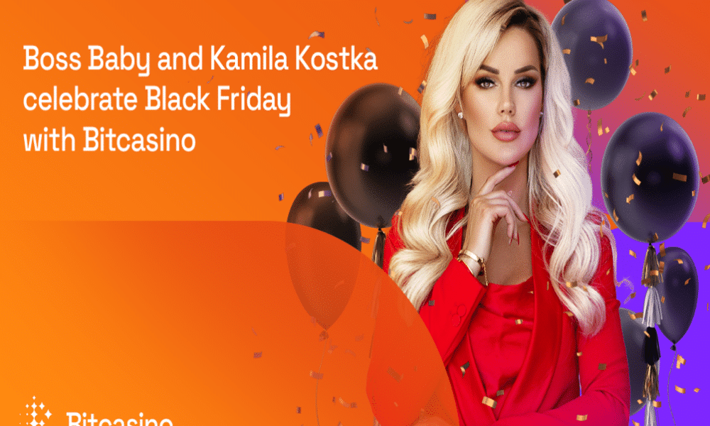 Boss Baby and Kamila Kostka celebrate Black Friday with Bitcasino