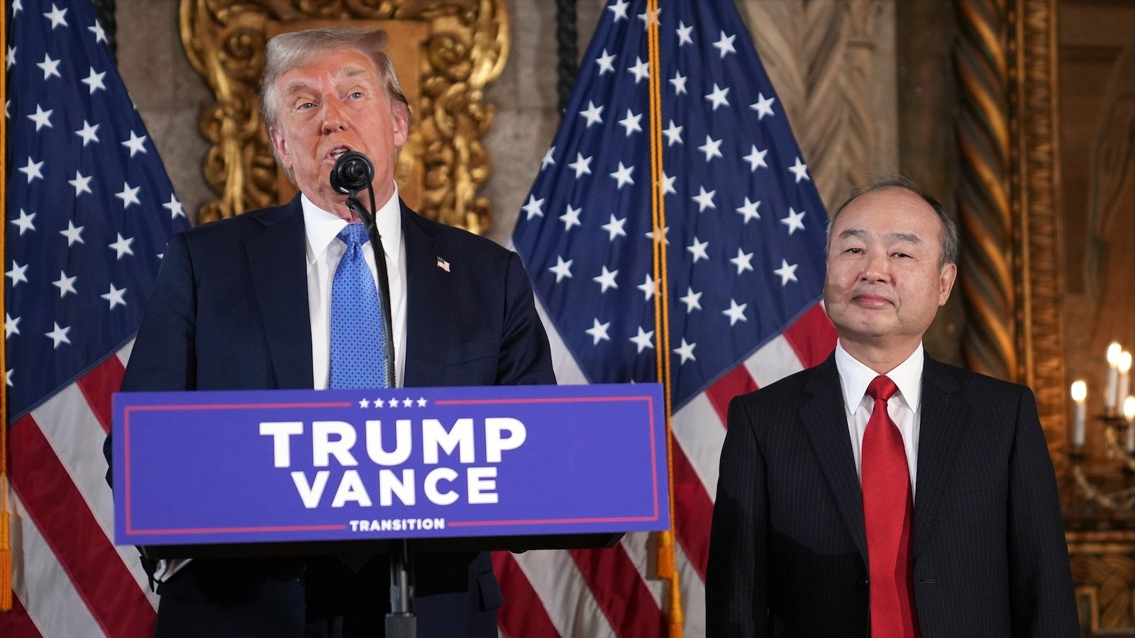 Trump announces SoftBank will make $100 billion investment in the US