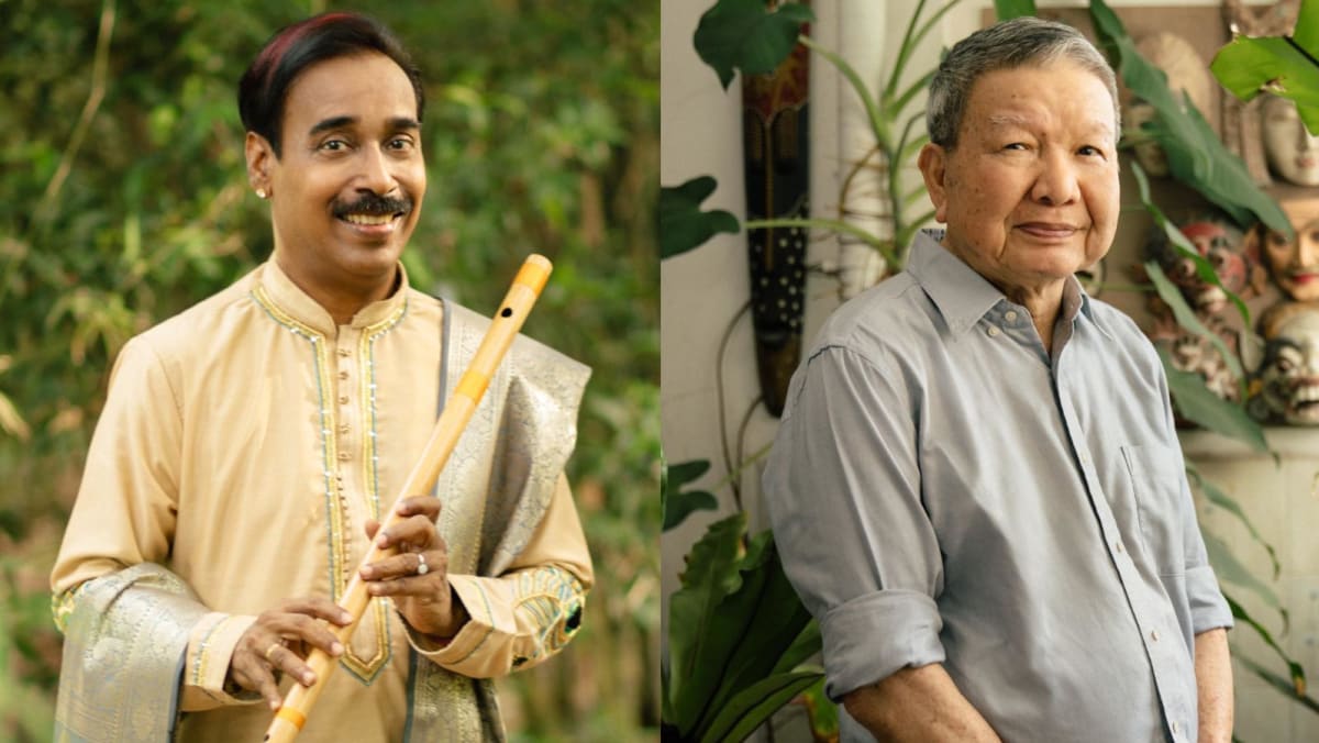 Classical musician Ghanavenothan Retnam and painter Siew Hock Meng awarded this year's Cultural Medallion