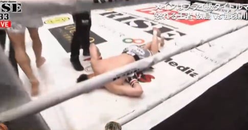 Watch Kiyoto Takahashi deliver devastating head kick faceplant knockout at RISE