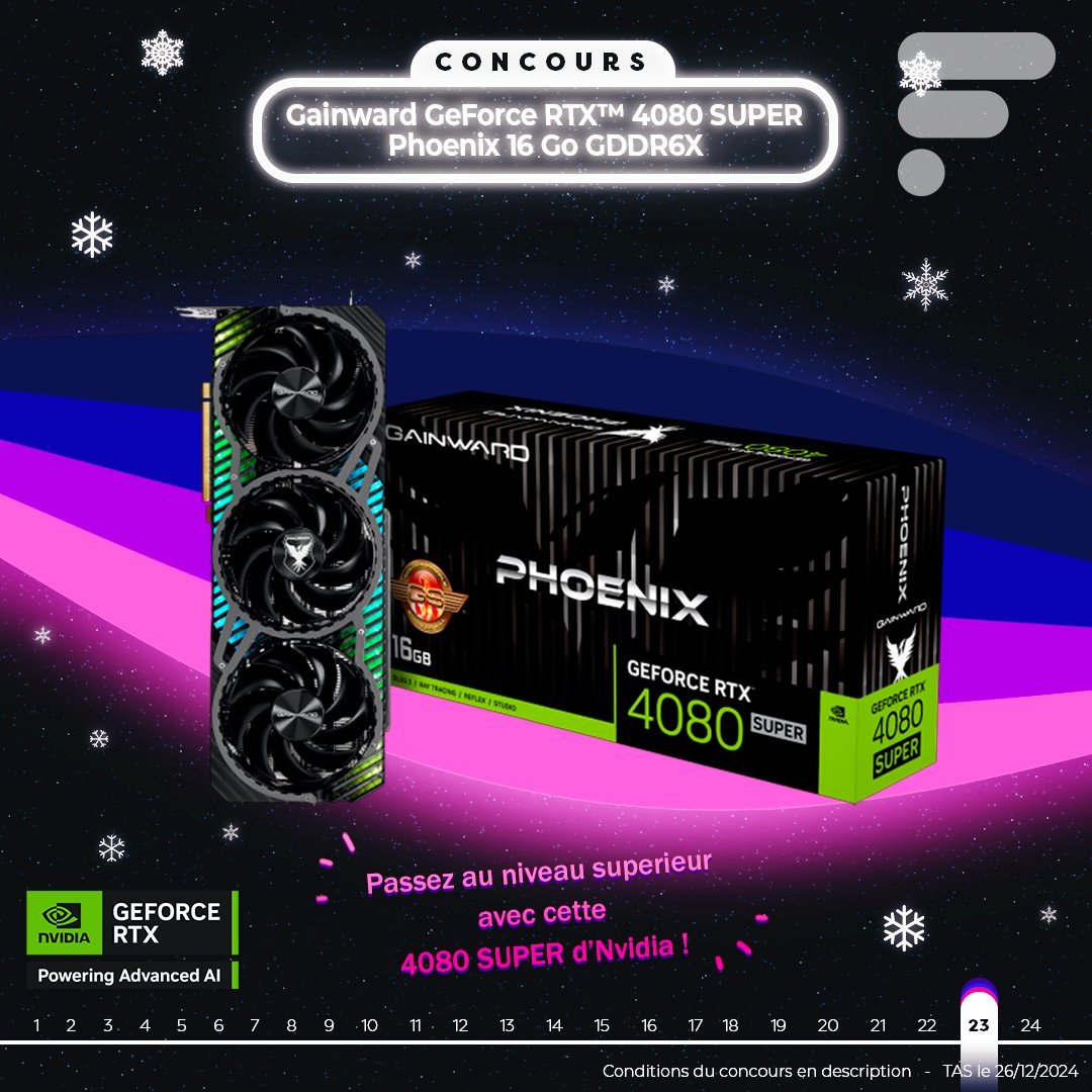 #FrandroidOffreMoi une puissante carte graphique GeForce RTX 4080 SUPER Phoenix