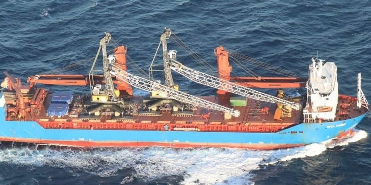 A Russian cargo ship that may have been part of an evacuation run to Syria sank