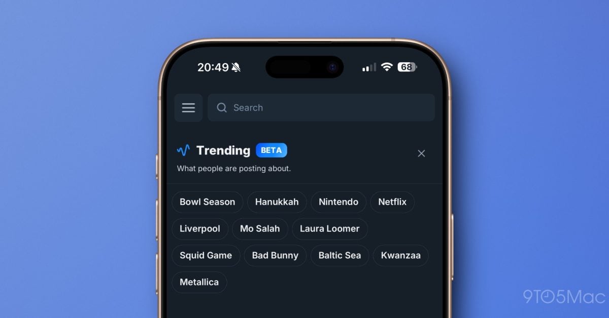 Bluesky launches beta version of Trending Topics feature