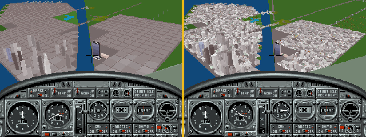 Cranking Up the Detail in a Flight Simulator from 1992