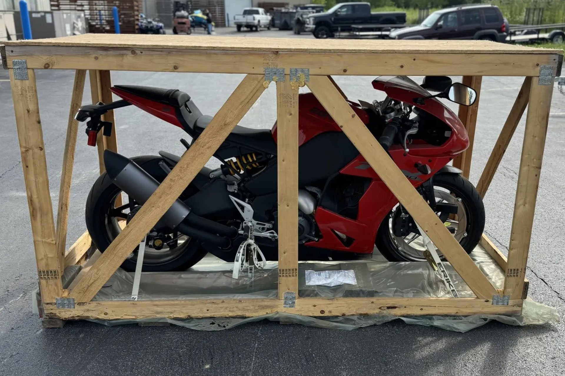 Factory Crated 2014 EBR 1190RX Motorcycle