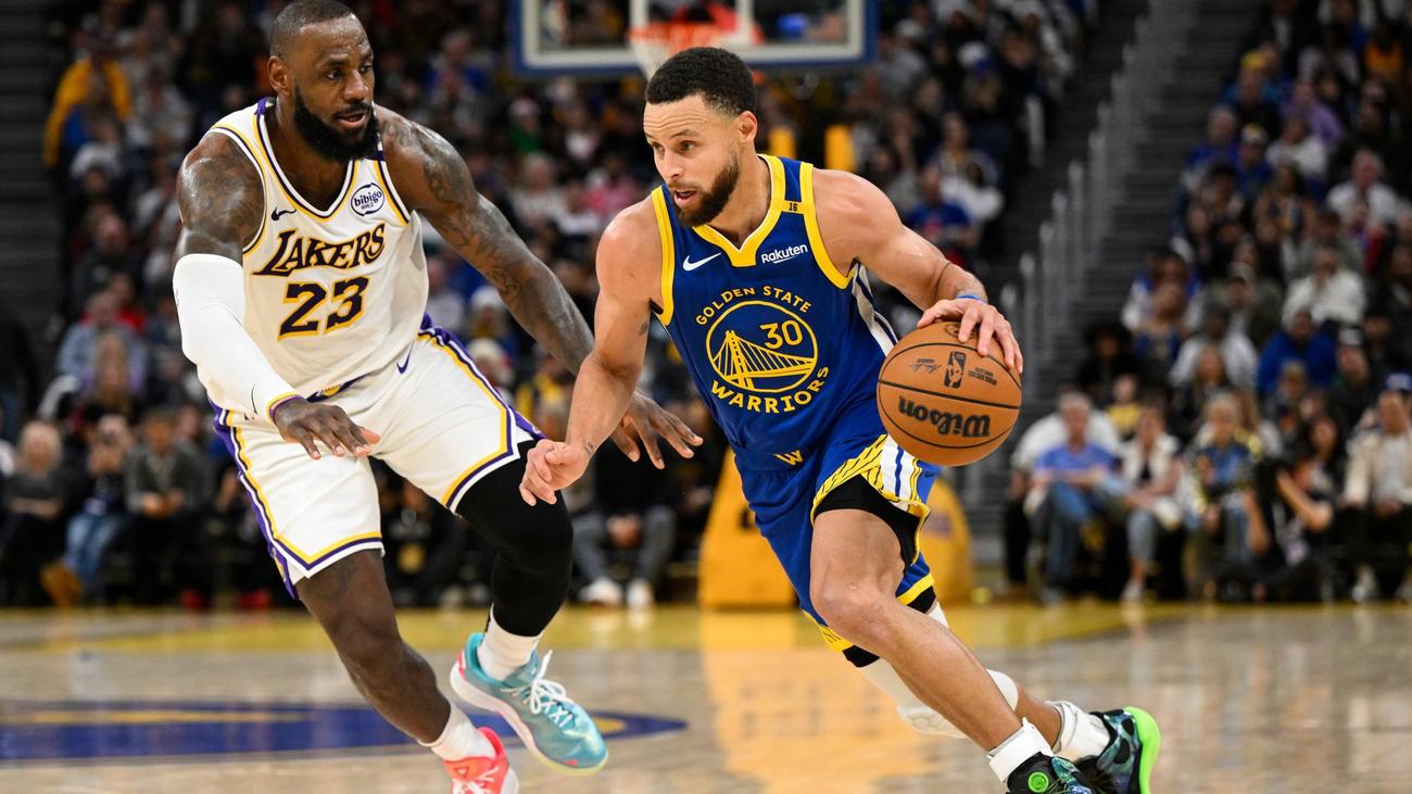 Basketball: NBA: Lakers gewinnen bei Warriors in letzter Sekunde