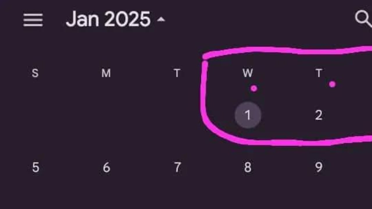 2025 calendar detail is freaking everyone out