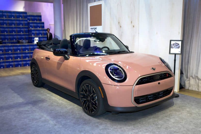 2025 MINI Cooper Convertible Stuns in Pantone Mocha Mousse