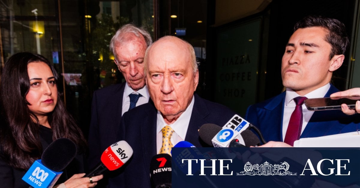 Alan Jones breaks silence after entering not guilty plea