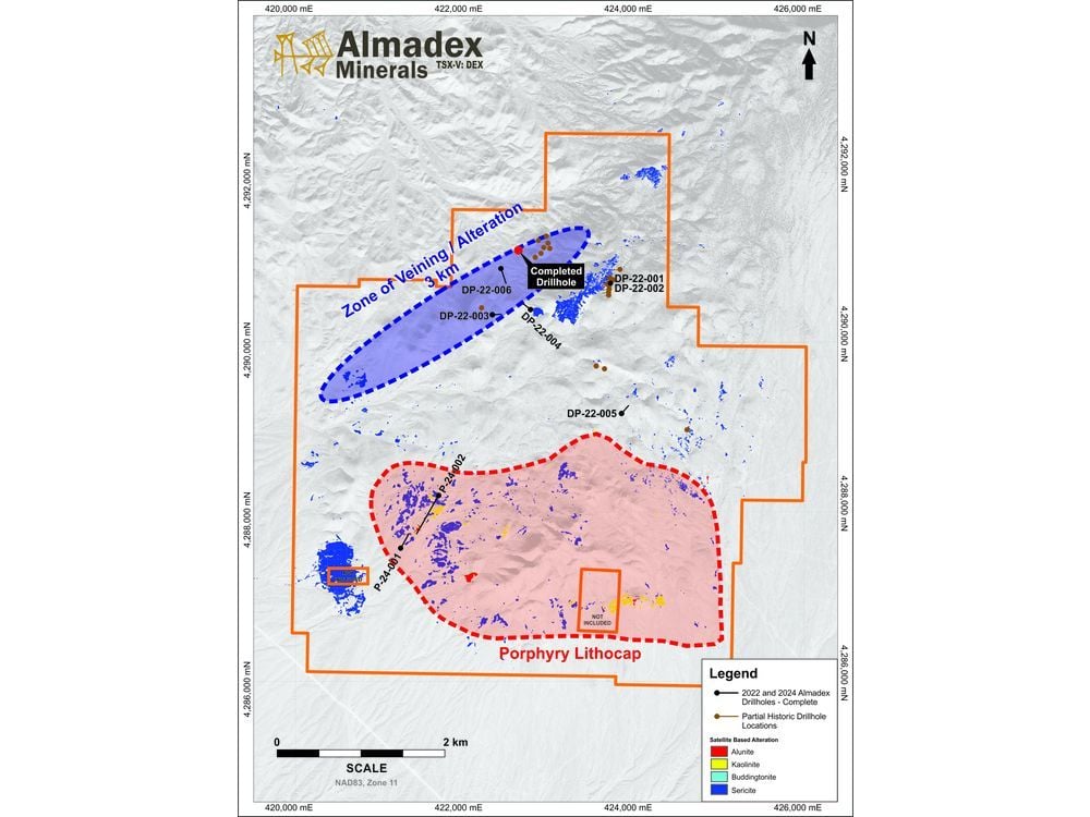 Almadex Provides Exploration Update, Commences Geophysical Surveys at Pilot and Paradise-Davis Project, Nevada