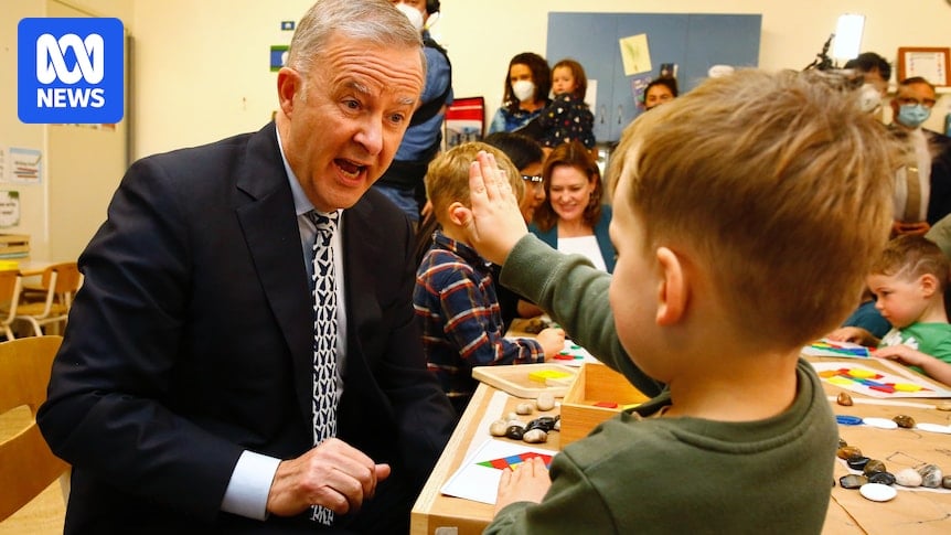 Anthony Albanese will vow to scrap childcare activity test in family-focused election pitch