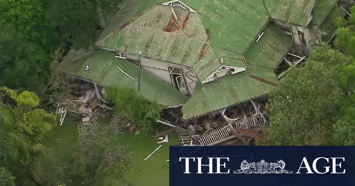 Ashgrove house collapses with elderly woman inside