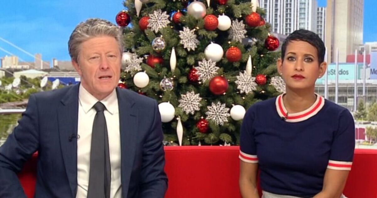 BBC Breakfast fans brand show 'irresponsible' as host reports live during Storm Darragh 