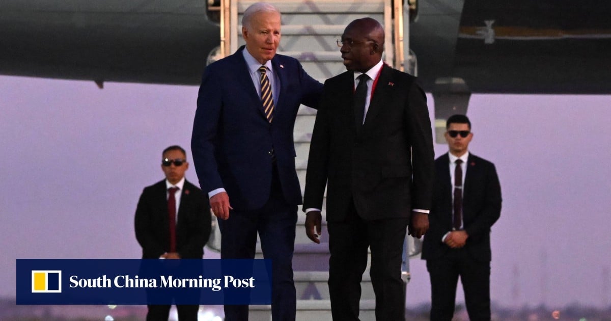 Biden arrives in Angola for his long-awaited, first presidential sub-Saharan Africa visit