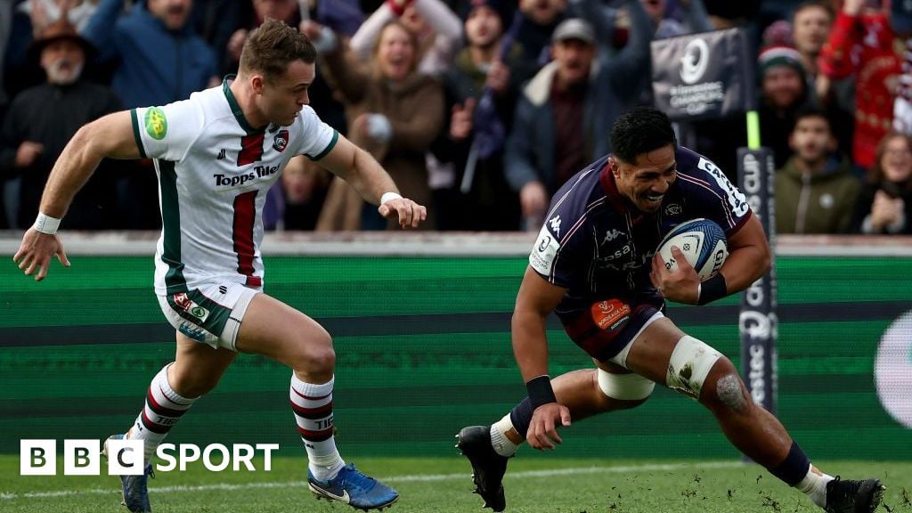 Bordeaux Begles 42-28 Leicester Tigers: Bonus point defeat for Tigers in Investec Champions Cup opener