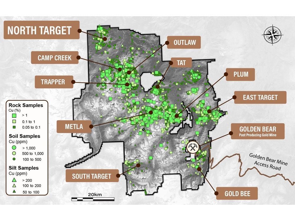 Brixton Metals Discovers Multiple Porphyry Systems at the North Target on its Thorn Project