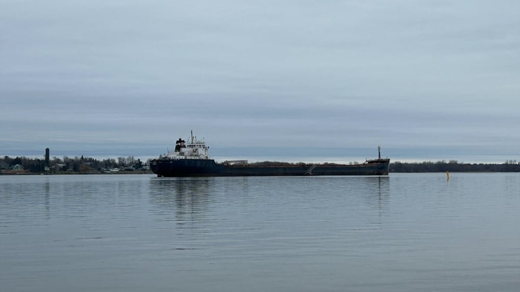 Cargo ship refloated weeks after running aground in St. Lawrence River