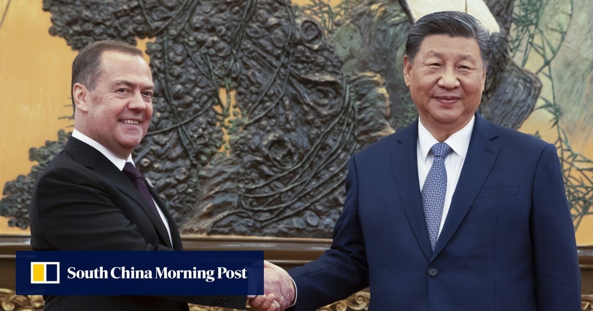 China-Russia ties: Xi Jinping tells Medvedev Beijing seeks political solution in Ukraine