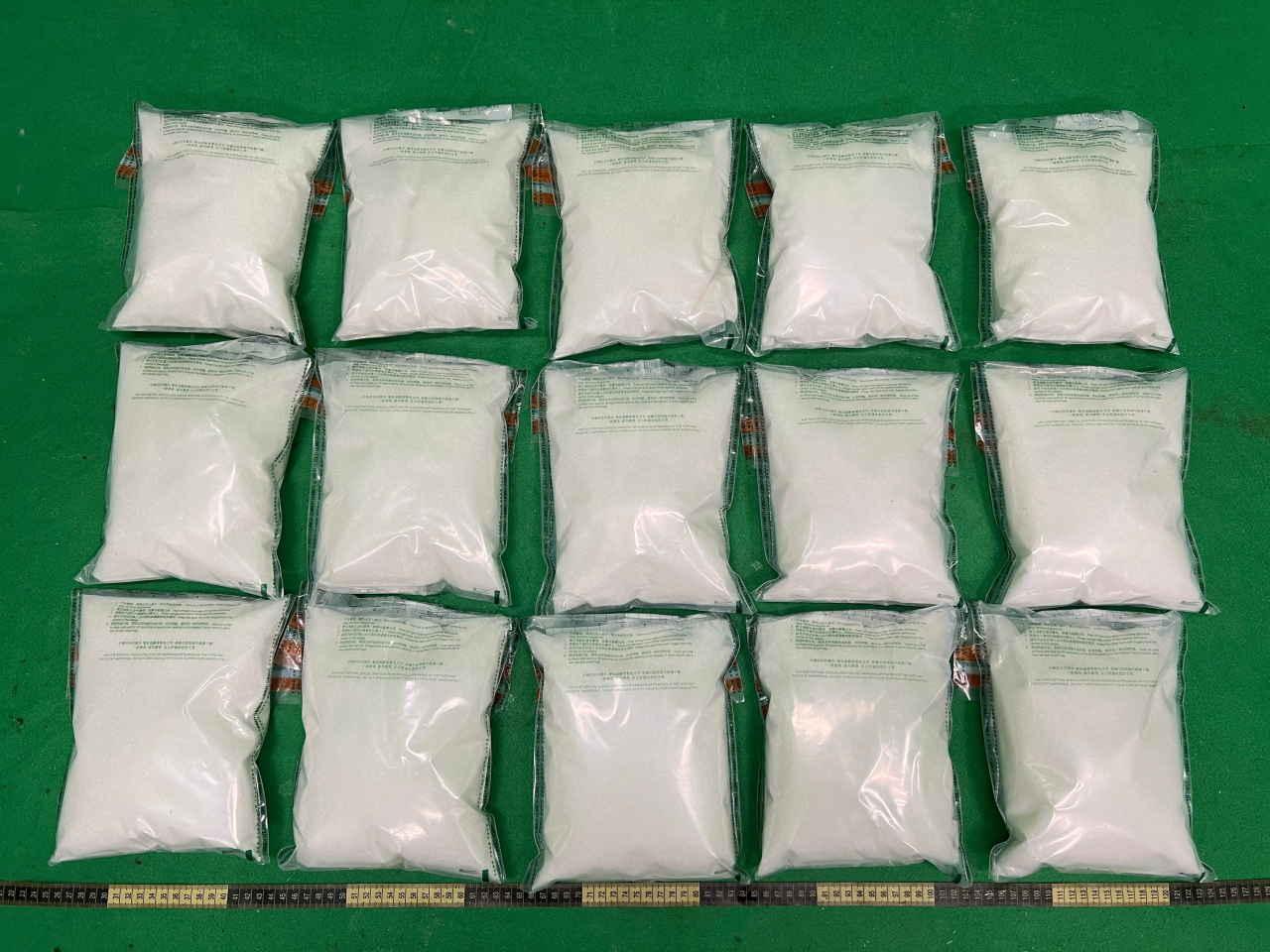 Customs seize 30kg of suspected ketamine at airport