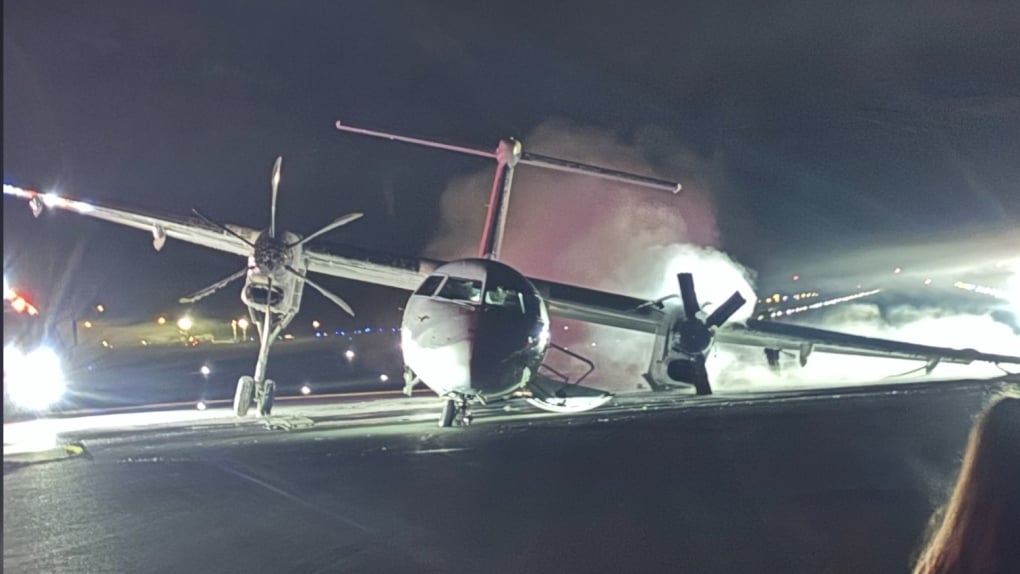 Debris found at St. John's airport after plane takes off, catches fire on N.S. runway