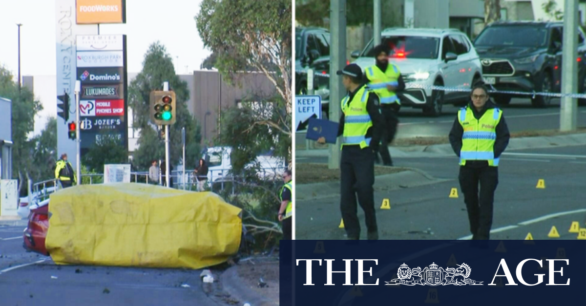 Driver killed in fiery crash in Melbourne's north