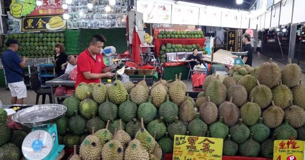 Durian supply halved by rainy season, sellers lament poor quality 