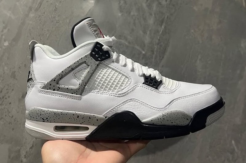 First Look At the 2025 Air Jordan 4 "White Cement" Retro