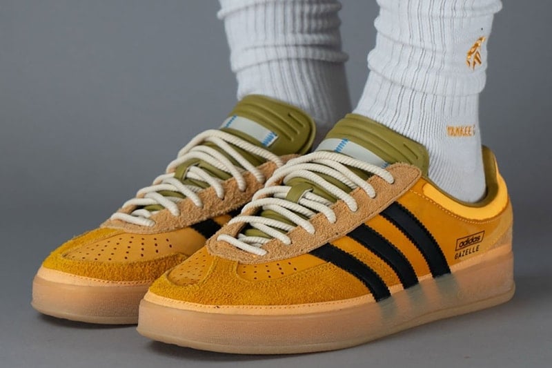 First Look at the Bad Bunny x adidas Gazelle Indoor Yellow Sample