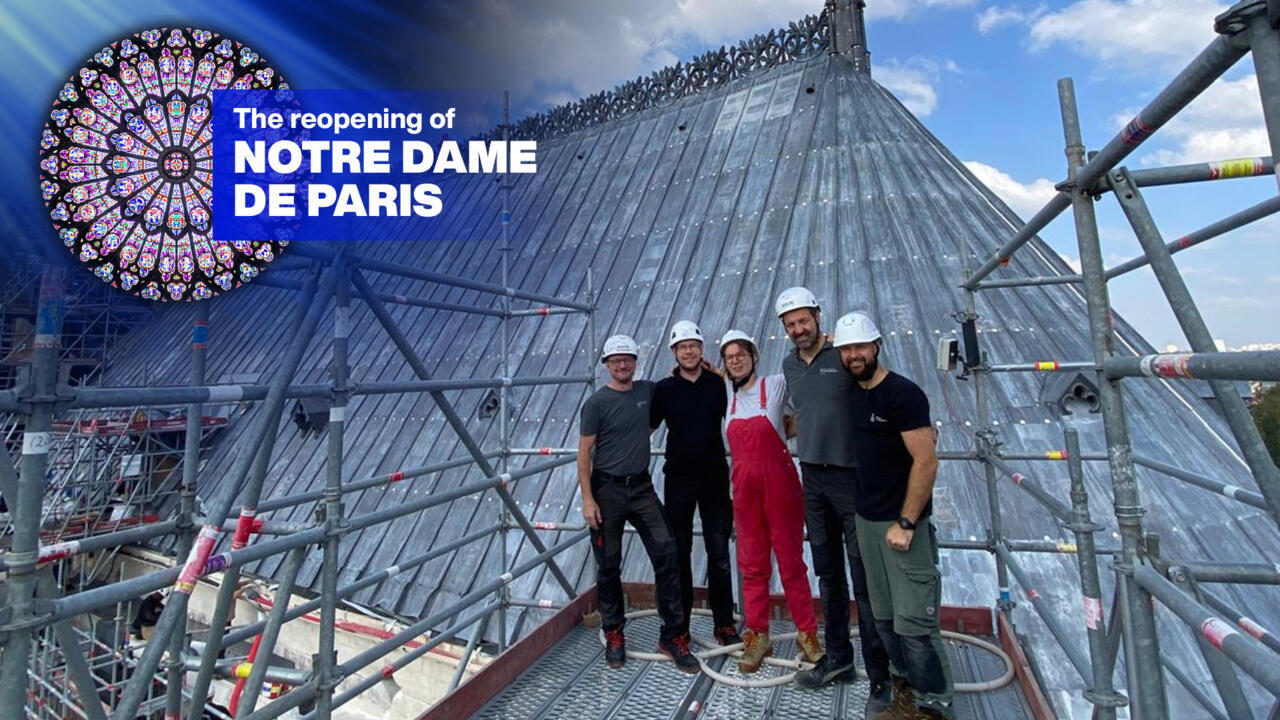 Foreign artisans rolled up their sleeves to help rebuild France's Notre-Dame Cathedral