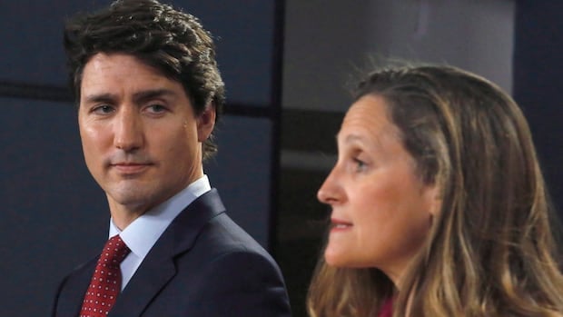 Freeland's letter didn't mention gender, but Trudeau faces 'phony feminism' attacks anyway