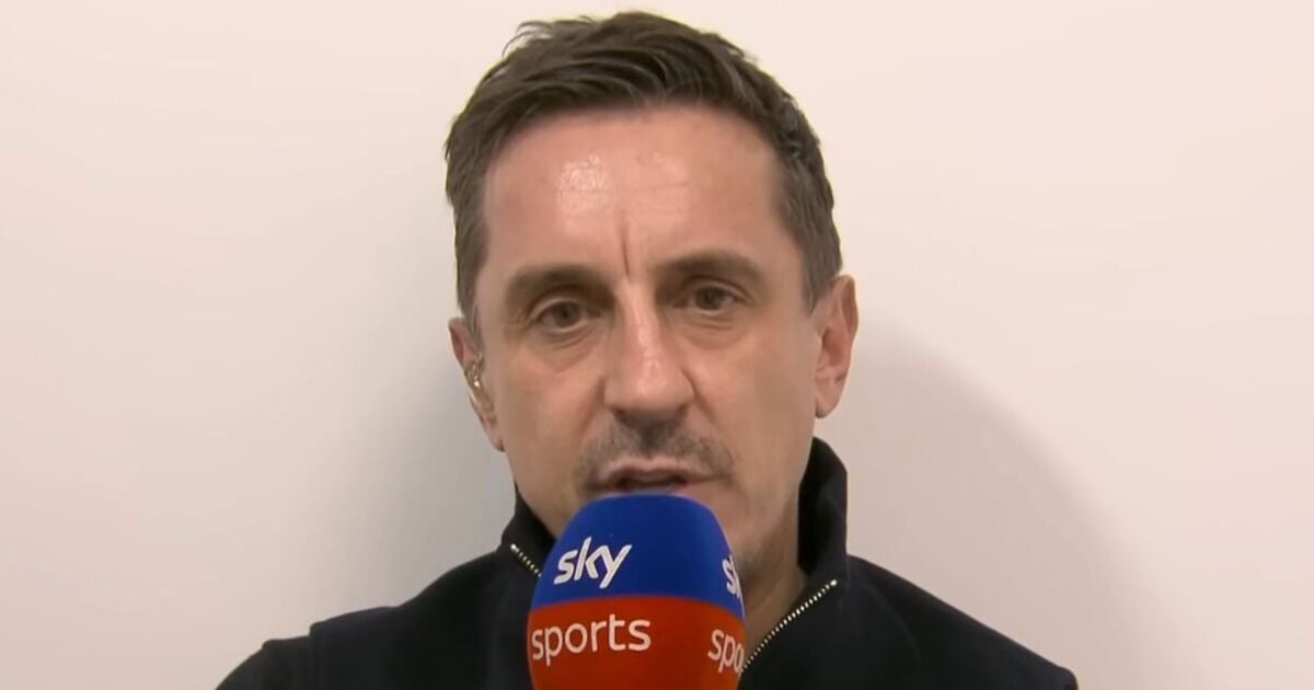 Gary Neville snubs Liverpool as he doubles down on Premier League title prediction