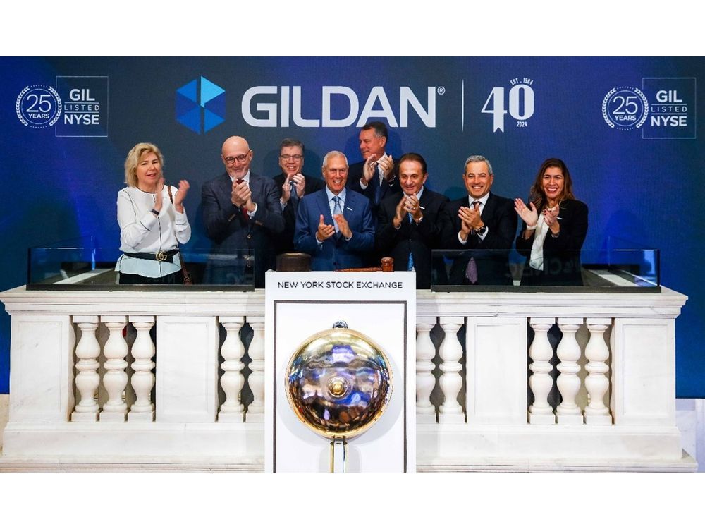 Gildan Rings the Opening Bell on the New York Stock Exchange