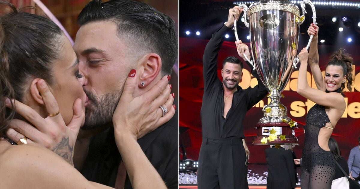 Giovanni Pernice issues emotional four-word reaction as he wins Italian Strictly