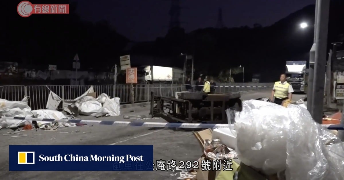 Hong Kong worker dies after forklift tips over and traps him underneath