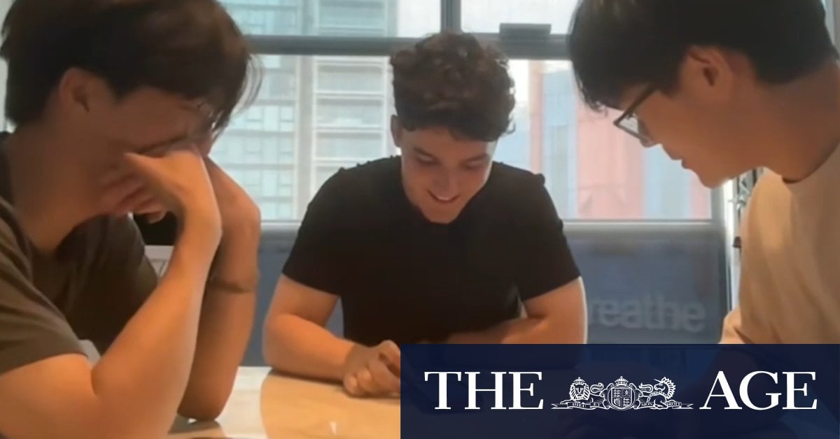 HSC Students react to learning their ATAR