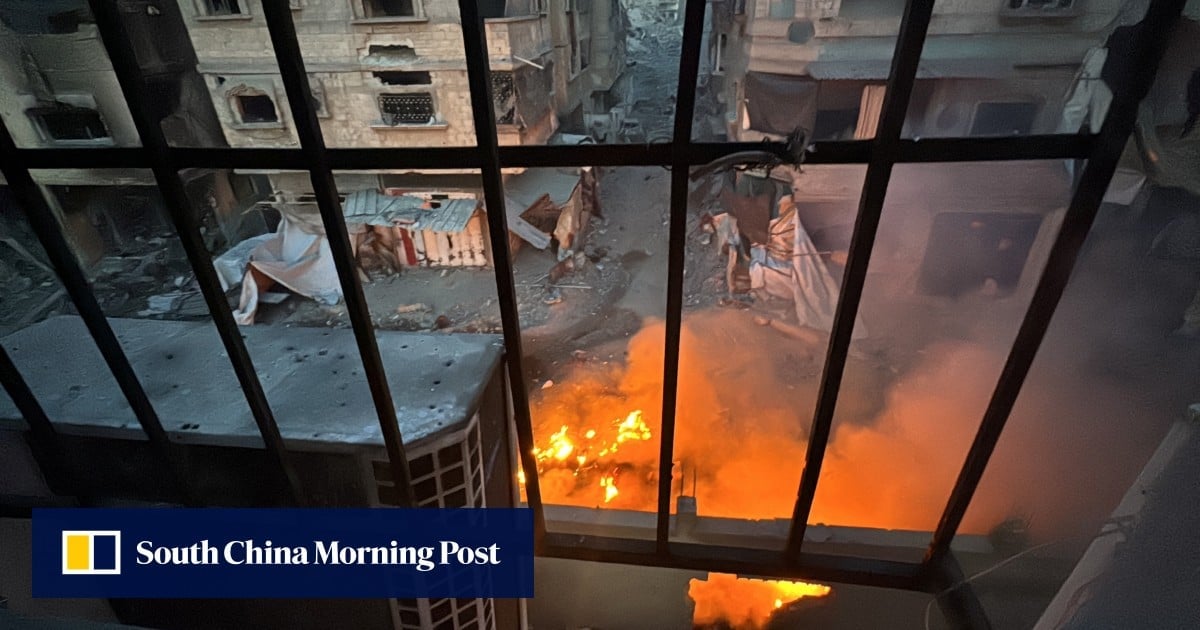 Israeli troops forcibly remove staff, patients from northern Gaza hospital, officials say