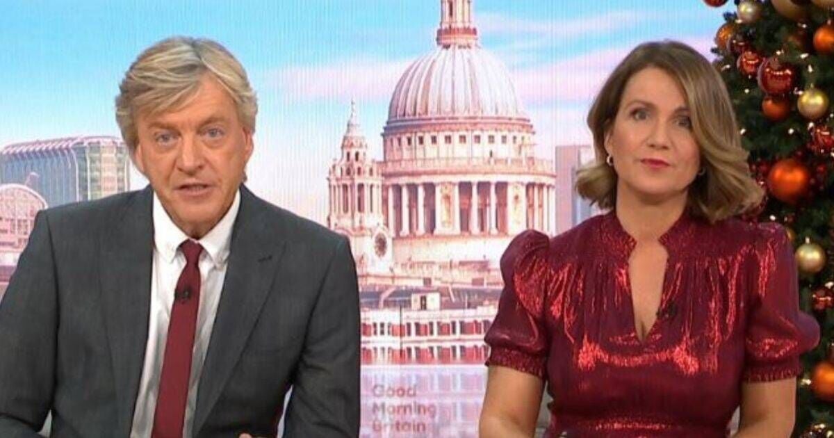 ITV GMB's Susanna Reid issues urgent breaking news as Richard Madeley left concerned