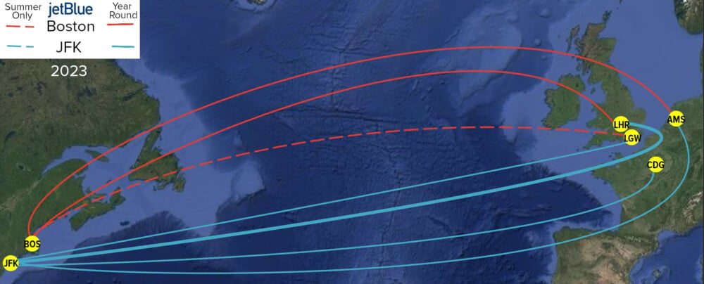 JetBlue Turns Europe from Business to Leisure in Two Short Years