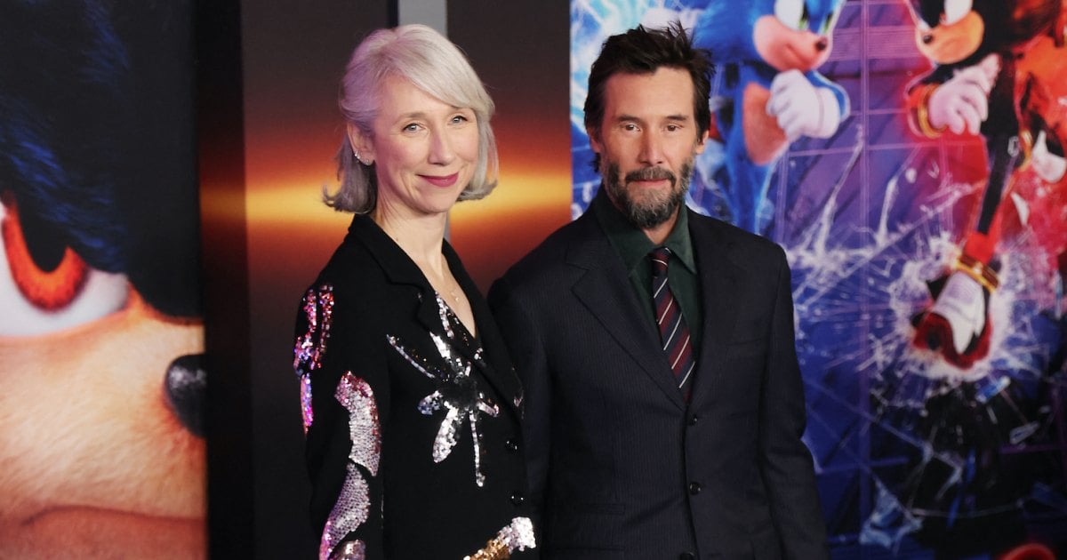 Keanu Reeves Brings Alexandra Grant to 'Sonic the Hedgehog 3' Premiere