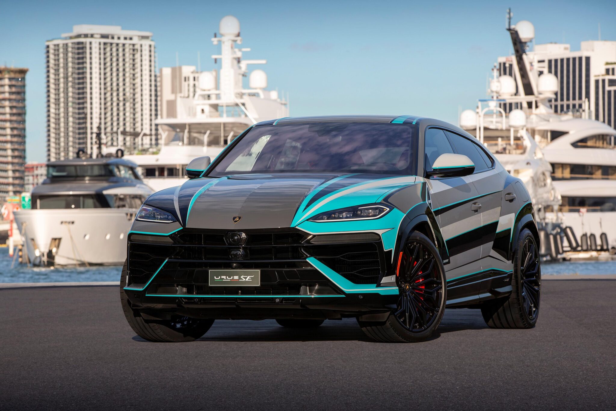 Lamborghini Debuts A Miami-Inspired Urus SE At Art Basel 2024