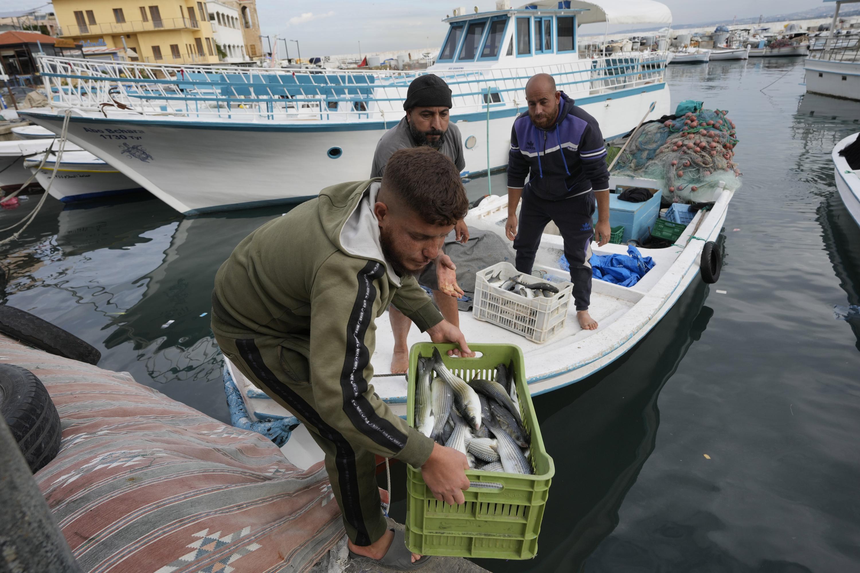 Lebanese fishermen hope ceasefire with Israel means normal life returning